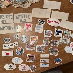 100+ Brandy Melville Assorted Travel & Novelty Stickers